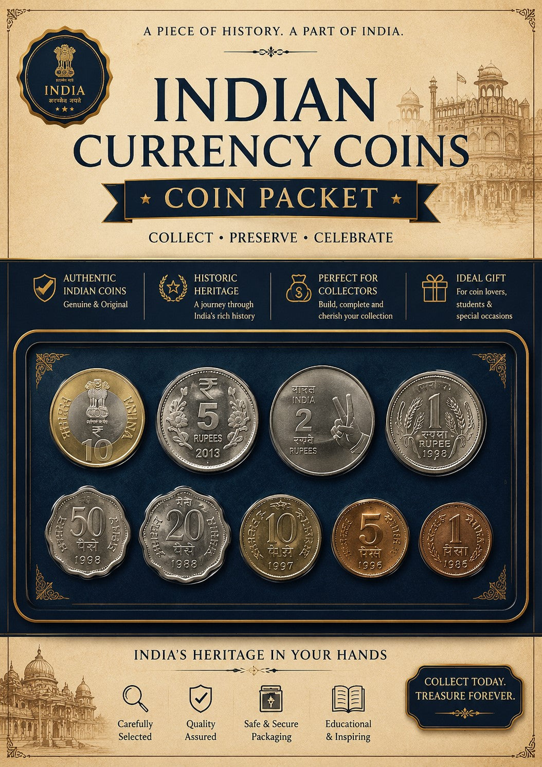 MINT Coin Packets- Commemoratives & Definitives
