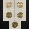 ₹ 10 - All design set (5 coins ) Gem UNC