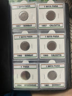 1 Paisa Coin Set Album (Rarest Collection ) Minwise Complete Set