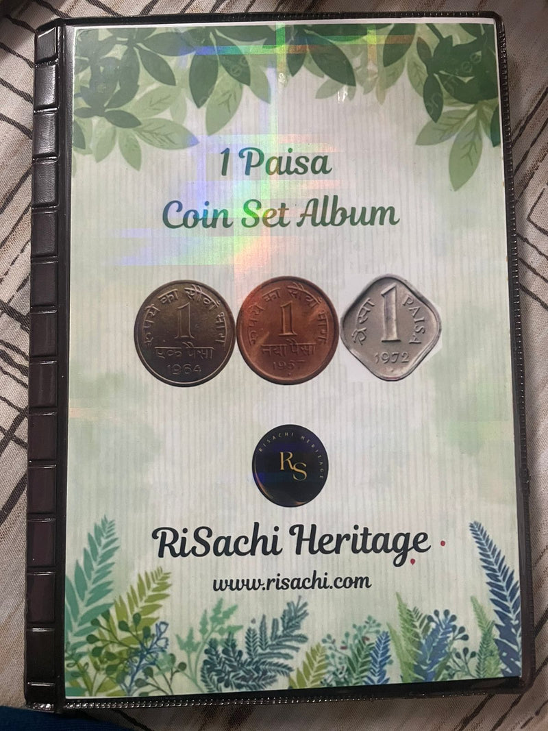 1 Paisa Coin Set Album (Rarest Collection ) Minwise Complete Set