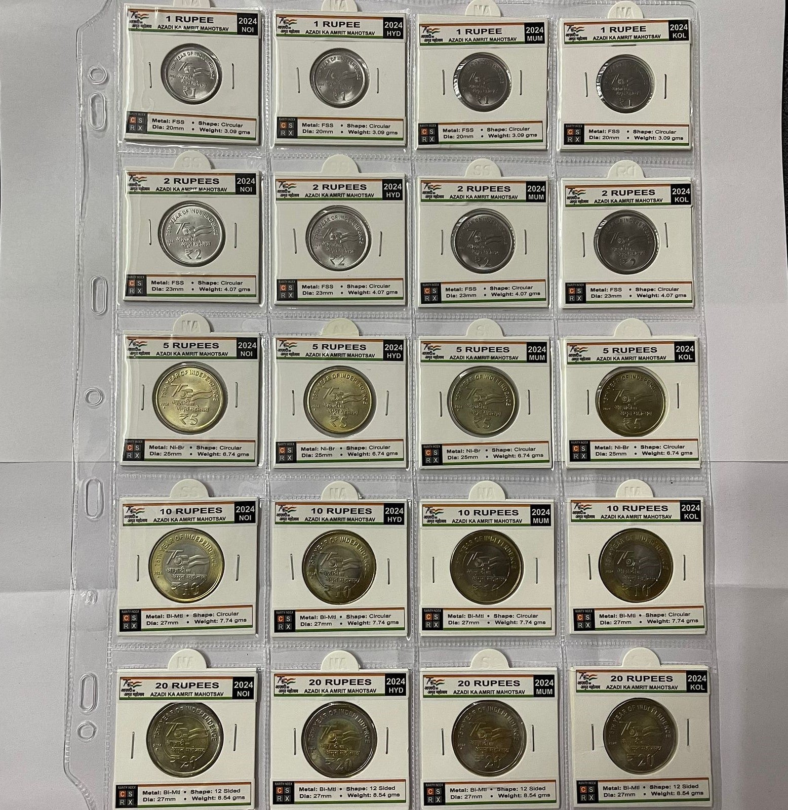 AKAM 2024 Set- 20 Coins