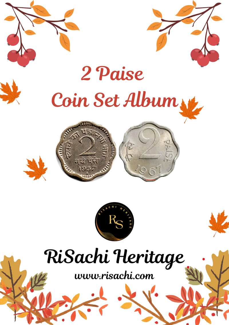 2 Paise Coin Set Album- Mintwise Complete Set (Rarest Collection)
