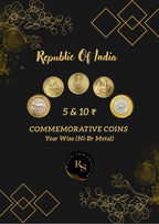 Commemorative Coins (₹5 and ₹10)