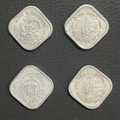 5 Paise - complete commemorative set of 4 coins