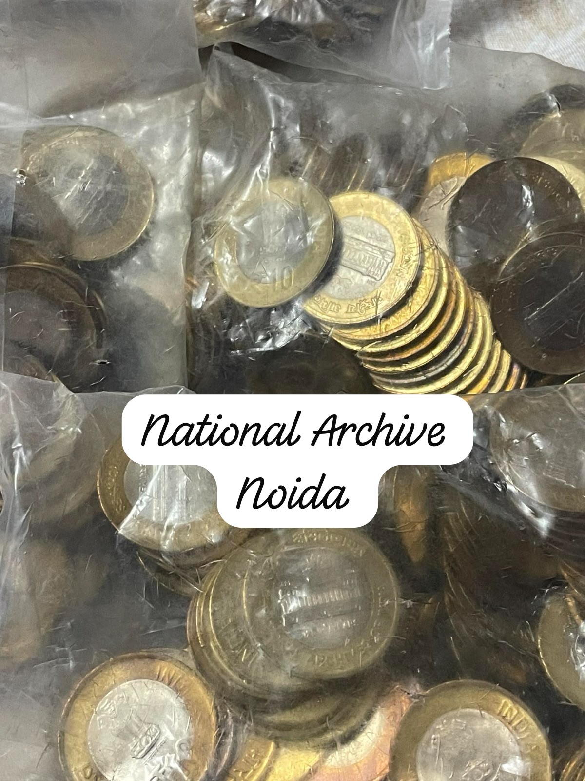 10 Rupees National Archive Noida Mint