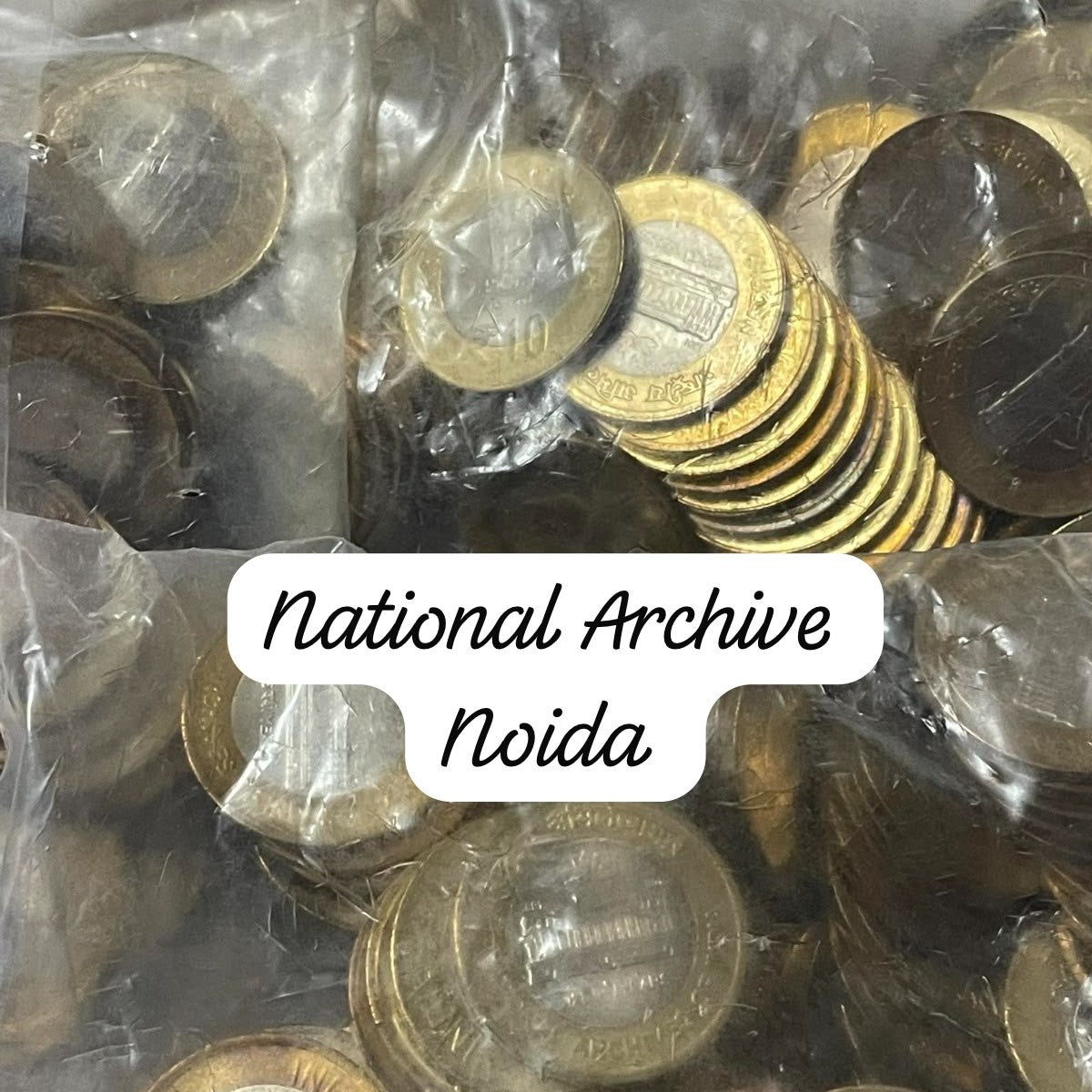 10 Rupees National Archive Noida Mint