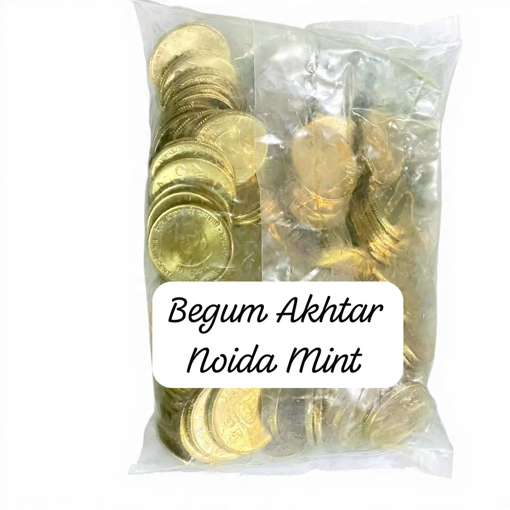 5 Rupees- Begum Akhtar Noida Mint