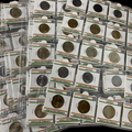 Raindrop set - Agriculture Dominance theme- Complete set with sheet sticker holders - 51 Gem UNC coins