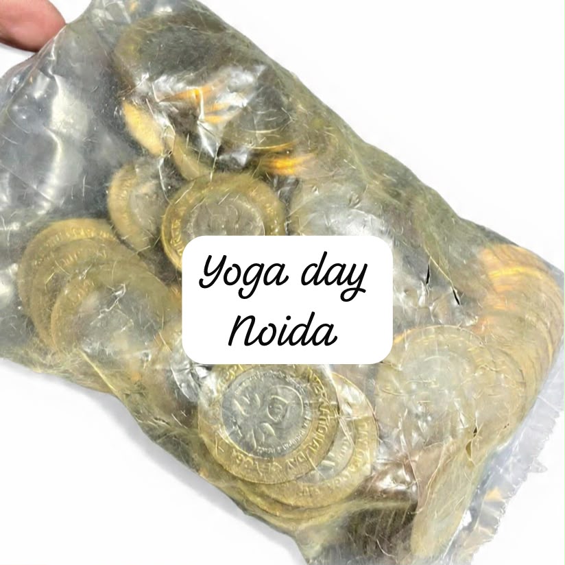10 Rupees Yoga Day Noida Mint